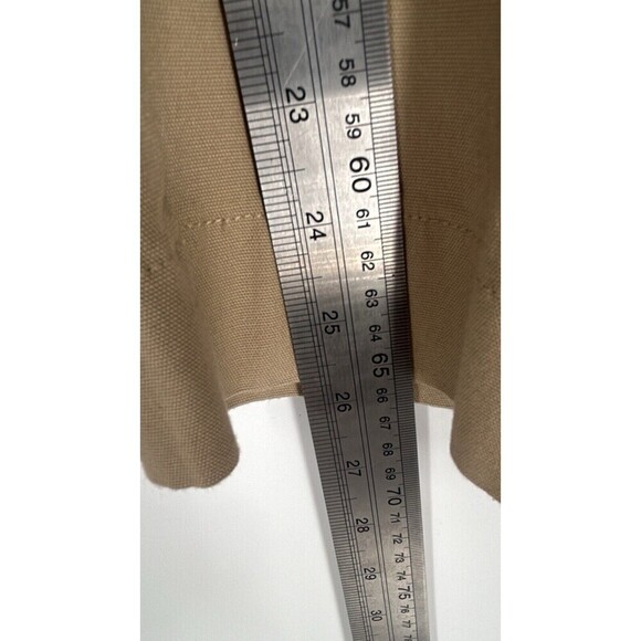 Women’s Talbots Size 8 Stretch Straight Leg Flat Front Pants Khaki - Picture 4 of 8